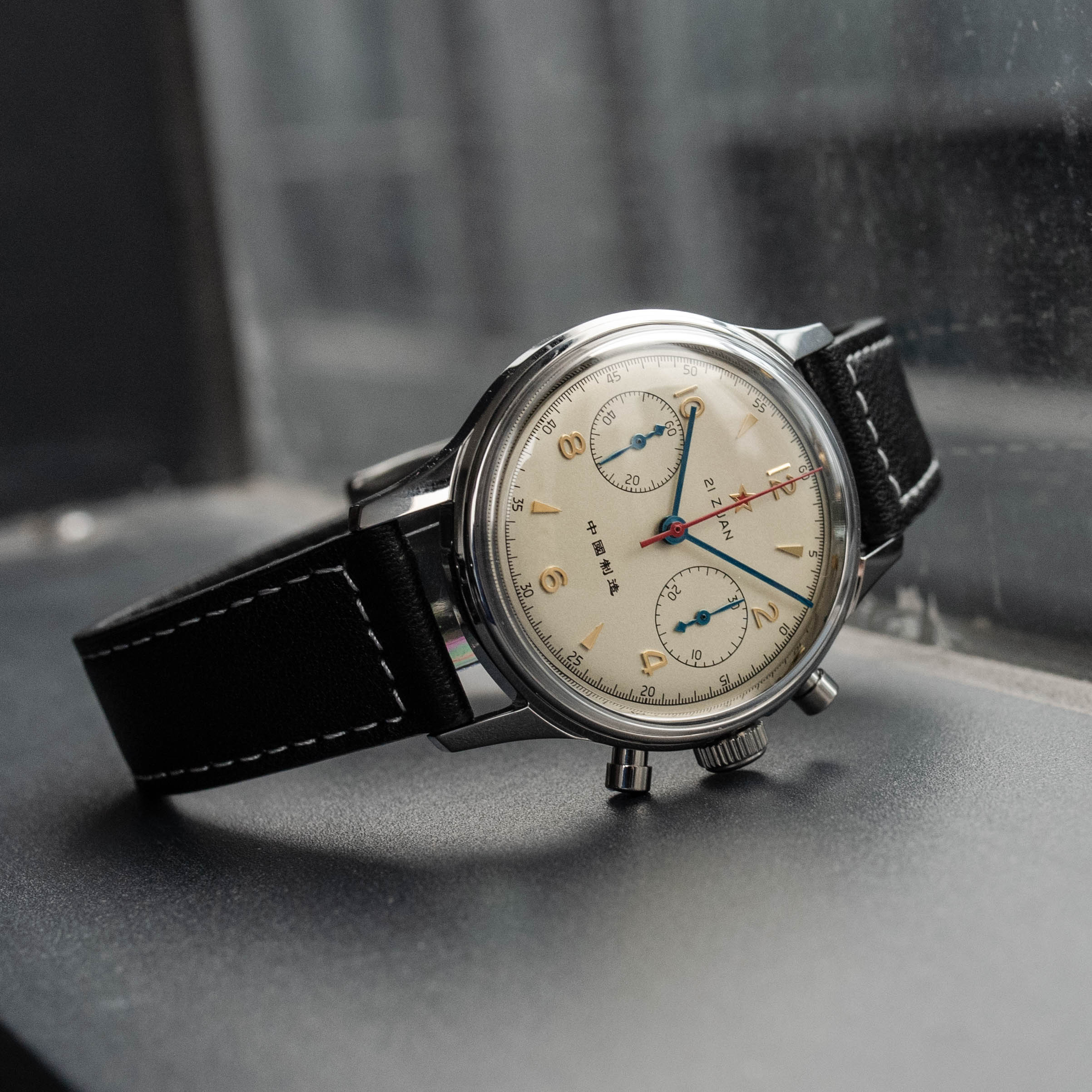 dome sapphire pilot 1963 seagull mechanical chronograph 1901