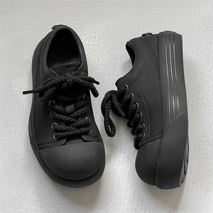 Big-<b>head</b> shoes for couples Trendy brand new <b>style</b> Thick-soled round-toe casual shoes both men women Versatile comfortable - Product Image 1