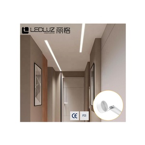 100 mét chiều rộng thạch cao nhôm Led kênh vách thạch cao thạch cao ép đùn LED hồ sơ lõm gắn linkable tuyến tính LED ánh sáng - Product Image 1