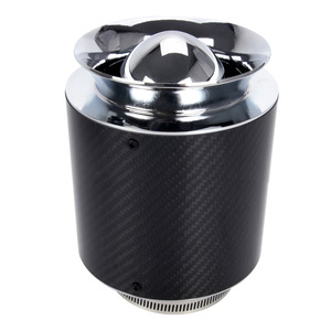 Filtro de Aire de Alto Flujo con Cabezal de Hongo de Fibra de Carbono para Modificación de Coches, Kit de Caja de Aire para Actualización de Retroadaptación, Tamaños Pequeño, Mediano y Grande - Product Image 1
