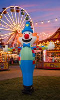 Danseur gonflable personnalisé en forme de clown |   Danseur publicitaire dynamique pour les grandes inaugurations et les événements de carnaval