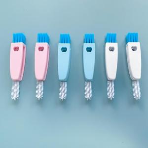 Wholesale Multifunctional 3-in-1 Stainless Steel Manual Cleaning Brush, for <b>Cup</b> Lid & Milk Bottle Cleaner - Product Image 4