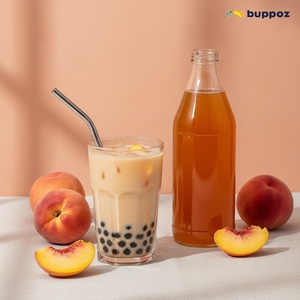 น้ำเชื่อมรสพีชไต้หวัน ได้รับการรับรองฮาลาล สำหรับชงชาไข่มุก - Product Image 6