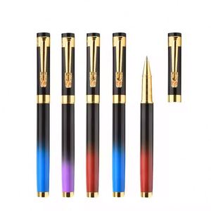 Stylo bille haut de gamme à succès, dégradé rouge et bleu, idéal pour les cadeaux ou les articles promotionnels - Product Image 1