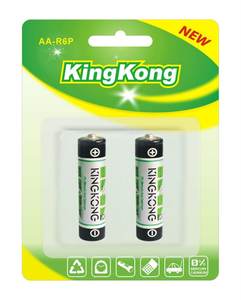 AA батарея r6p um3 <span class=keywords><strong>1</strong></span>,5 V цинк MnO2 углеродная батарея - Product Image 2