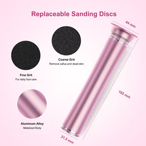 Tendances <span class=keywords><strong>2025</strong></span> soins des pieds dissolvant de callosités des pieds USB Rechargeable meuleuse de pied électrique Portable lisse pédicure baguette pour les pieds - Product Image 5