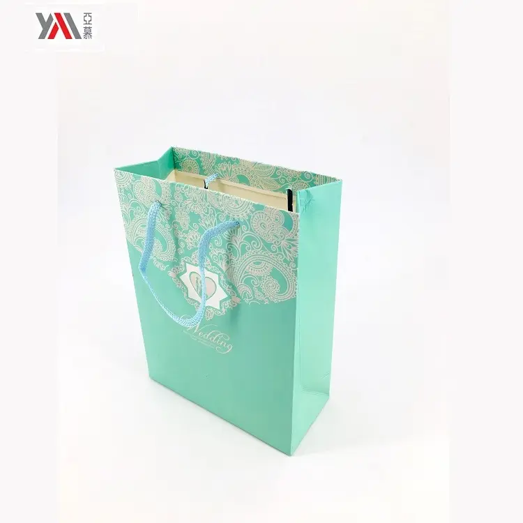 New products shopping paper gift bag with logo print