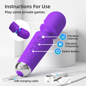 Owerful-Mini <span class=keywords><strong>vibrador</strong></span> recargable para el punto G, masajeador de silicona, 20 modos - Product Image 3