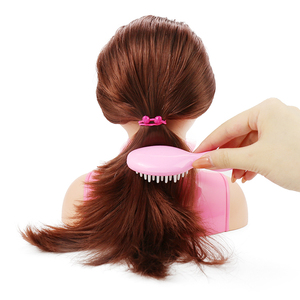 Accessoires de poupée Banatoys, poupée réaliste personnalisée, jouet de <span class=keywords><strong>maquillage</strong></span> DIY, jeu de simulation de poupée pour filles et enfants avec de beaux cheveux longs et un peigne - Product Image 5