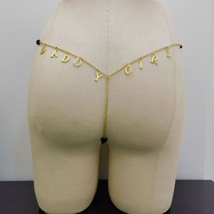 Perizoma Personalizzato con Strass <span class=keywords><strong>e</strong></span> Catena Argentata per <span class=keywords><strong>Donne</strong></span>, Gioiello Intimo con Nome Personalizzato, Slip Sexy da Notte - Product Image 6