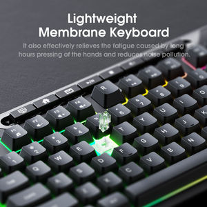 Teclado para Juegos ONIKUMA G32 con Cable, RGB, Teclas Completas Anti-Overlay, Teclas Esmeriladas, Retroiluminación USB para PC y Portátiles - Product Image 5