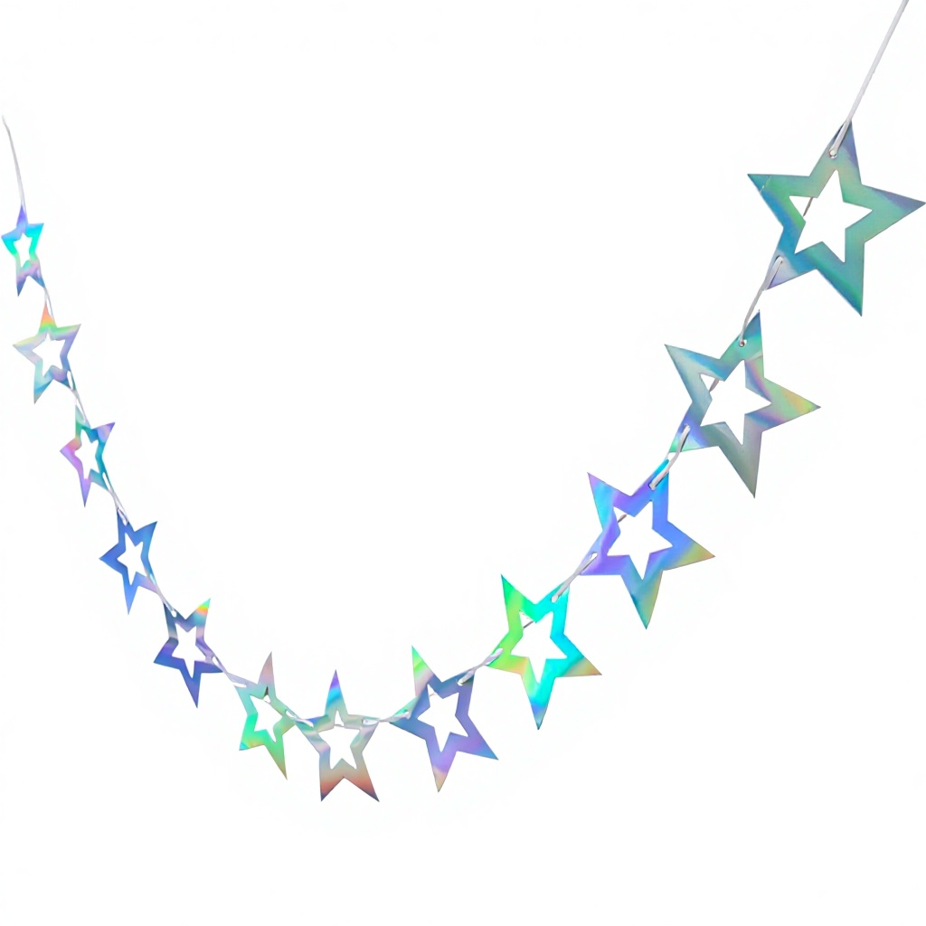Iridescent silver hollowed-out 12-piece set
