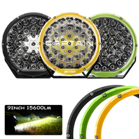 Grossiste 160W rond 9 pouces laser led conduite lumière tout-terrain auto systèmes d'éclairage camion pare-chocs 4X4 led voiture phare led
