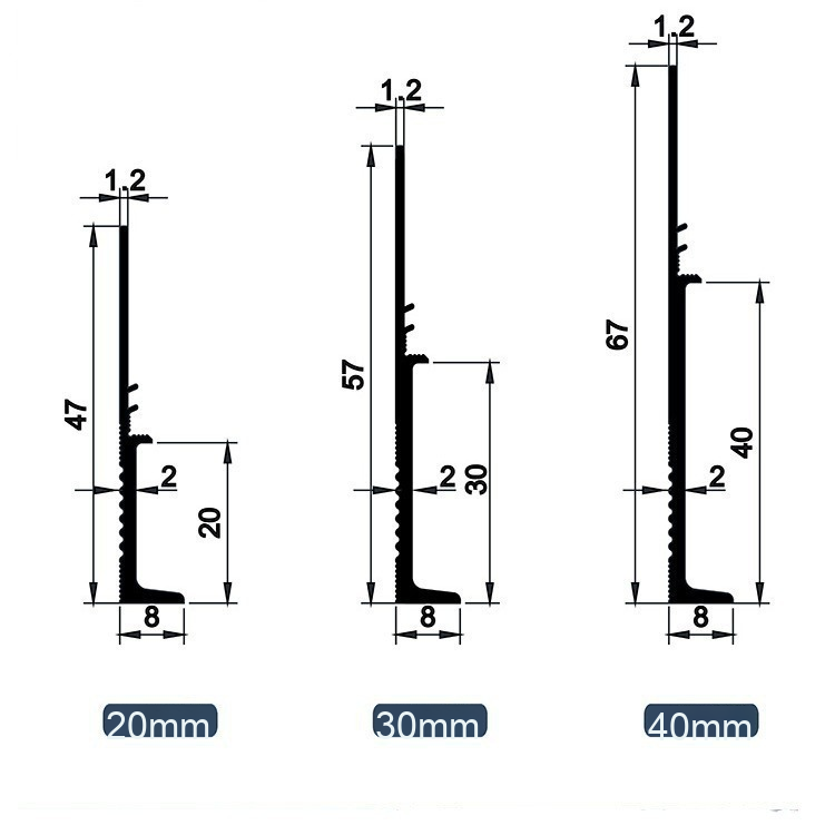 Ready-Made Extremely Narrow Baseboard High Mast LED Lights Manufacturer's Aluminum Alloy Embedded IP65 Rating Slot-Free Design