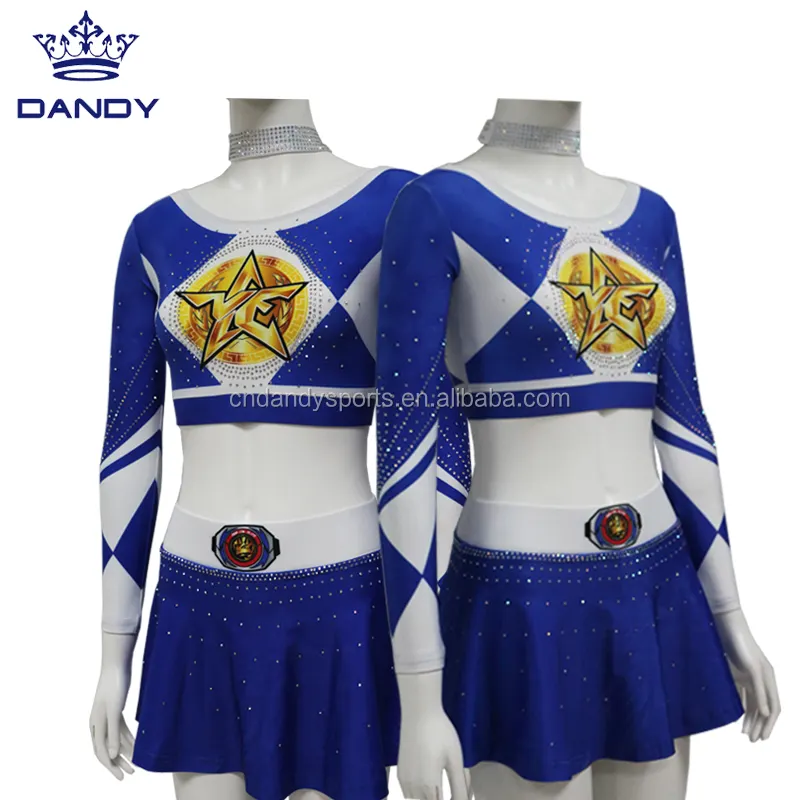 Fabrikanten Groothandel Cheerleading Uniform Meisje Cheerleader Crop Top Custom Cheer Outfits