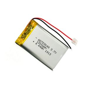 UL KC 753048 <span class=keywords><strong>3</strong></span>,7 V 1200mAh li-ion battery, li-ion lipo lithium polymer Battery de li-polímero - Product Image 4