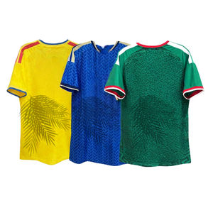 Uniforme de Portero de Fútbol Transpirable 100% Poliéster Unisex Manga Corta Nombres de Equipos Personalizados En Existencia Venta al por Mayor - Product Image 1