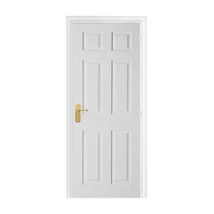 高品质房屋入口最新设计白色简单设计美国Prehang彩绘室内门