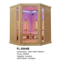 Sauna à infrarouge Dôme Sauna à infrarouge Sauna à infrarouge en bois massif Portable pour 2 personnes Sauna à infrarouge lointain