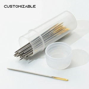 Portable DIY Embroidery Sewing Accessory Hand-Stitched Stainless Steel <strong>Needles</strong> Cross Stitch Golden Tail Durable Simple Style - Product Image 5