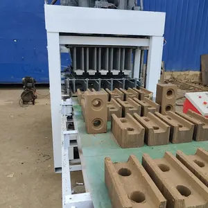 SYN5-5 small modern hand press soil lego interlocking brick block making machine