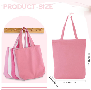 Personalized Natural Canvas Eco-friendly 10OZ <b>Long</b> Handle Tote <b>Bag</b> Custom Printed Logo Custom Color Shoulder Strap for - Product Image 3