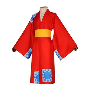 Costume de performance d'Halloween, Kimono japonais une pièce pour adulte homme, style <span class=keywords><strong>Luffy</strong></span> du Chapeau de Paille du pays de Wano, en fibre de polyester - Product Image 4
