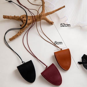 2024 mode magnétique porte-lunettes de soleil sangle cou lunettes de soleil Clip support lunettes boîte étui PU cuir lunettes couverture pour l'extérieur - Product Image 4