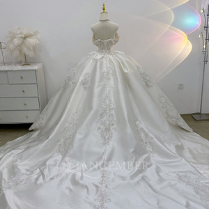 <span class=keywords><strong>Robe</strong></span> <span class=keywords><strong>De</strong></span> <span class=keywords><strong>Mariée</strong></span> En <span class=keywords><strong>Satin</strong></span> Élégante <span class=keywords><strong>Robe</strong></span> <span class=keywords><strong>De</strong></span> <span class=keywords><strong>Mariée</strong></span> Sans Bretelles Robes <span class=keywords><strong>De</strong></span> Novias Paillettes Perles Dentelle <span class=keywords><strong>Robe</strong></span> <span class=keywords><strong>De</strong></span> Soirée Lsjj16 - Product Image 6