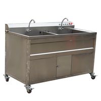 Dezoton industriële fruit- en groentewasmachine met bubbel- en ozonreiniger voor commerciële en huishoudelijke voedselverwerking