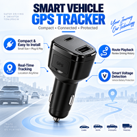 Traceur GPS 4G pour véhicule avec chargeur double Type-C, suivi en temps réel, Plug & Play, design compact pour la gestion de flotte