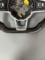 Volant de direction de voiture en fibre de carbone YLD pour VW Volkswagen Golf GTI7 MK7.5 Jetta Passat Golf 6 Touareg Golf 7 Volant sport