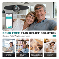Masseur de tête rechargeable et durable pour soulager l'anxiété par stimulation magnétique transcrânienne, certifié médical