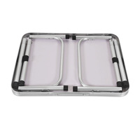 Alta calidad nuevo diseño barbacoa al aire libre plástico pesca Camping Picnic playa mesa plegable