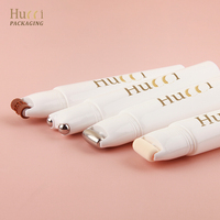 Tube applicateur de soin de la peau personnalisé D30 30ml-50ml, emballage en tube blanc pour crème pour le corps, crème pour le cou avec applicateur en silicone