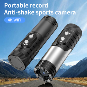 Không dây ngoài trời di động đèn pin hành động thể thao máy ảnh ghi lại xe đạp xe máy Mũ bảo hiểm 4K 1080P chống rung máy ảnh thể thao - Product Image 5