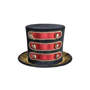 Kids Girls Ringmaster Cosplay Costume - Sequin Tutu Dress With Steampunk Top Hat - View #11