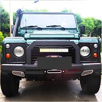 Pare-chocs avant en acier avec barre anti-choc pour Land Rover Defender 1998-2019