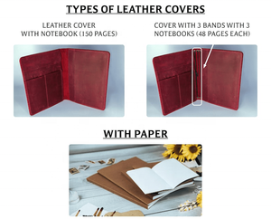 Diario de cuero genuino A5 antiguo, cuaderno de tapa dura personalizado para diario de viaje rústico, cubierta de diario A4 recargable - Product Image 5