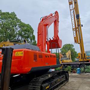 Excavatrice Hitachi ZX350G d'occasion de 35 tonnes avec godet de 2,3 m³, moteur, boîte de vitesses, pompe, PLC pour la vente de travaux de génie civil - Product Image 2