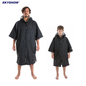 Manteau de pluie à capuche, coupe-vent imperméable, pour le <span class=keywords><strong>Ski</strong></span> d'extérieur, la plage, la neige, les sports aquatiques, Robe de change, pour enfants et adultes - Product Image 2