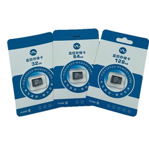 การ์ดหน่วยความจำความเร็วสูง Yl 32GB 64GB 128GB Class 10 การ์ดเก็บข้อมูลสำหรับกล้องวงจรปิด Tf Card - Product Image 5