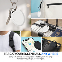 AirTag Android Google Find My Mini Rastreador GPS Antipérdida Localizador de Llaves GPRS Batería Reemplazable para Rastreo Mundial