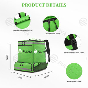 Fuliya, <span class=keywords><strong>bolsa</strong></span> térmica de gran capacidad para bicicleta de motocicleta, <span class=keywords><strong>bolsa</strong></span> isotérmica aislada para comida, pastel de <span class=keywords><strong>Pizza</strong></span> especial para entrega de alimentos - Product Image 5