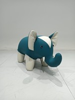 Adorable pouf en forme d'éléphant, tabouret minimaliste en tissu rembourré, chaise individuelle pour enfants, salon, chambre, salle de jeux, maison
