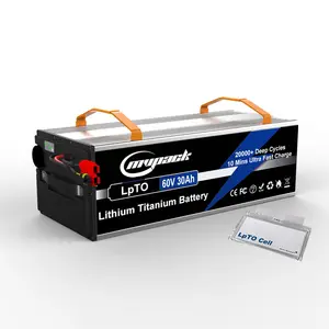 Lithium Battery 60v 30ah MVPACK Fast Charge 60V 30Ah 40Ah 26S3P Lto Lithium Titanate Battery Lto Battery Pack