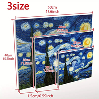 Toile tendue 16x20 pouces, toile d'art apprêtée pour la peinture, toile tendue en coton professionnelle pour enfants et fournitures artistiques