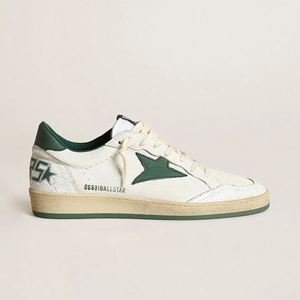 Chaussures de sport décontractées de luxe pour hommes, en cuir premium, avec paillettes brillantes, couleur unie, à lacets, antidérapantes et confortables - Product Image 4