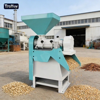 Décortiqueuse de céréales industrielle à haute capacité pour usine de transformation alimentaire