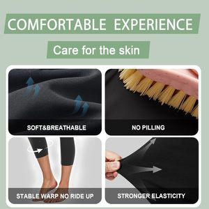 NUOVI <span class=keywords><strong>Leggings</strong></span> Capri da <span class=keywords><strong>Donna</strong></span> (<span class=keywords><strong>3</strong></span> Pezzi) con Tasche - Vita Alta, Controllo Pancia, per Allenamento, Palestra, Yoga, in Poliestere, Stile Vintage - Product Image 4
